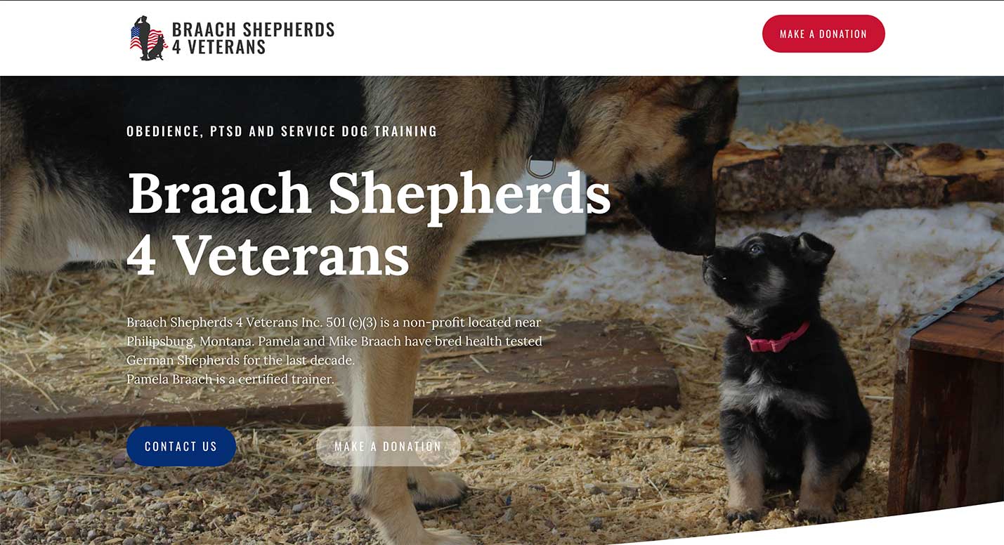 German shepherds best sale for veterans