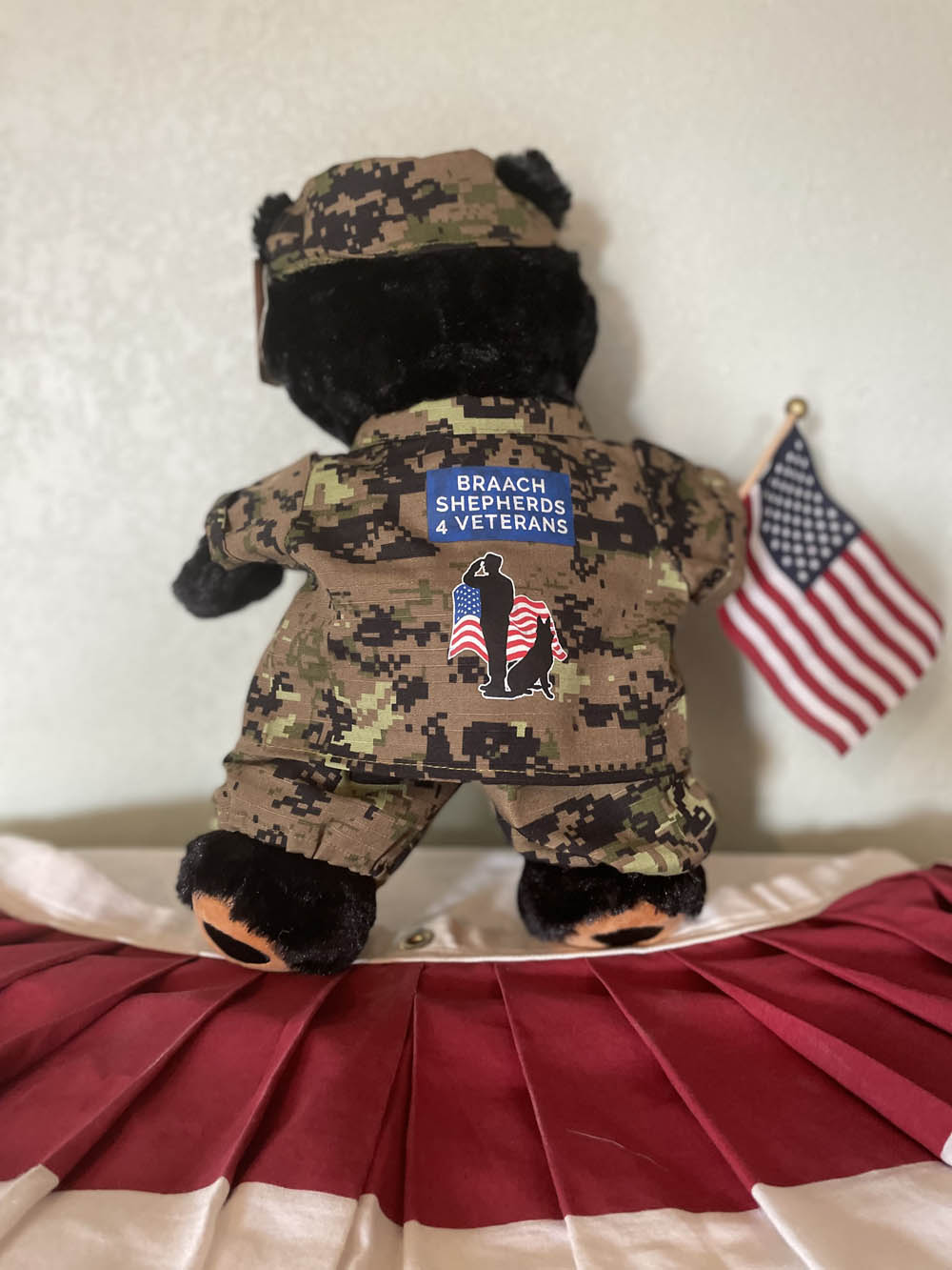Stuffed Soldier Teddy Bear - Braach Shepherds 4 Veterans